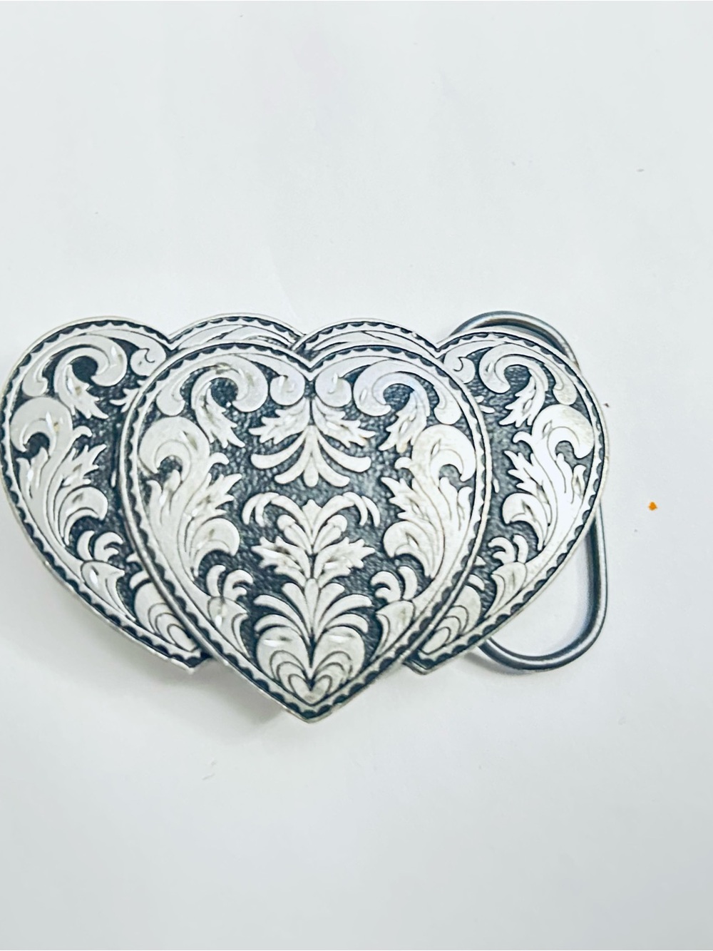 Western Express Triple Heart Buckle CJ-123 USA MADE